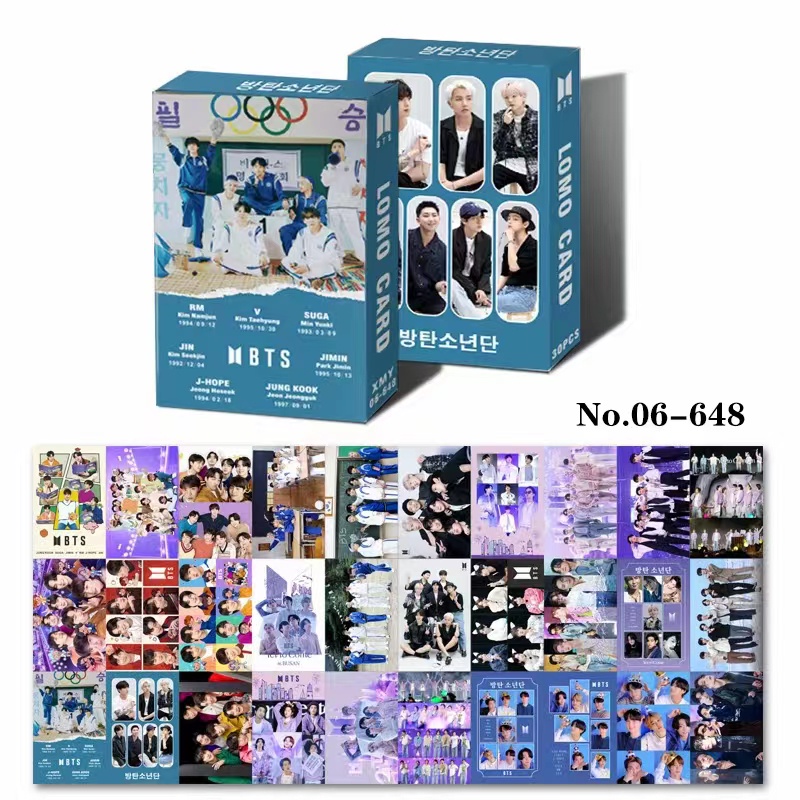 Thẻ ảnh lomo nhóm nhạc BTS BTS Yet To Come in Busan