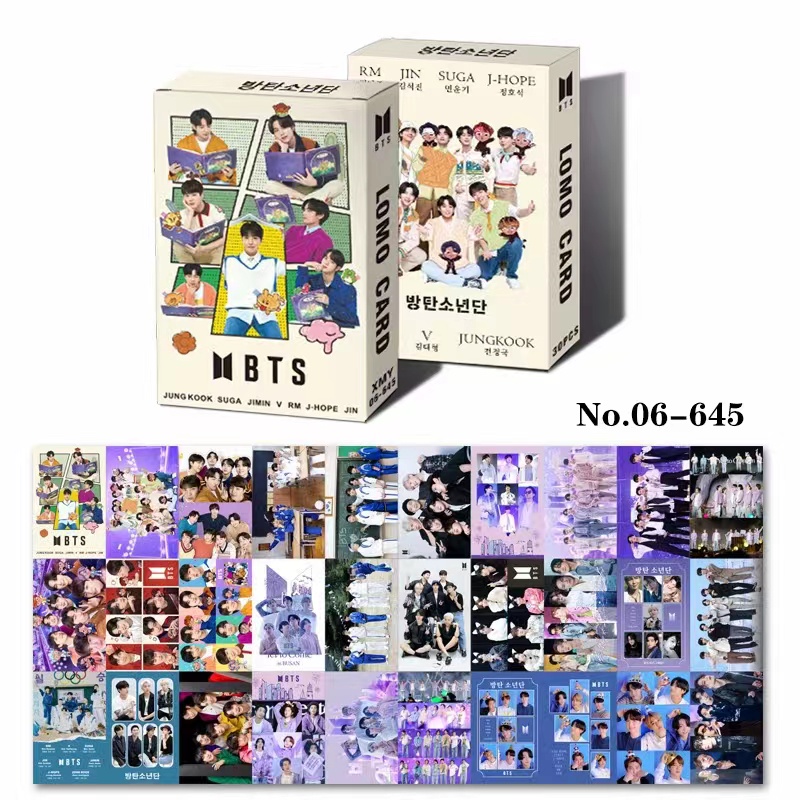 Thẻ ảnh lomo nhóm nhạc BTS BTS Yet To Come in Busan