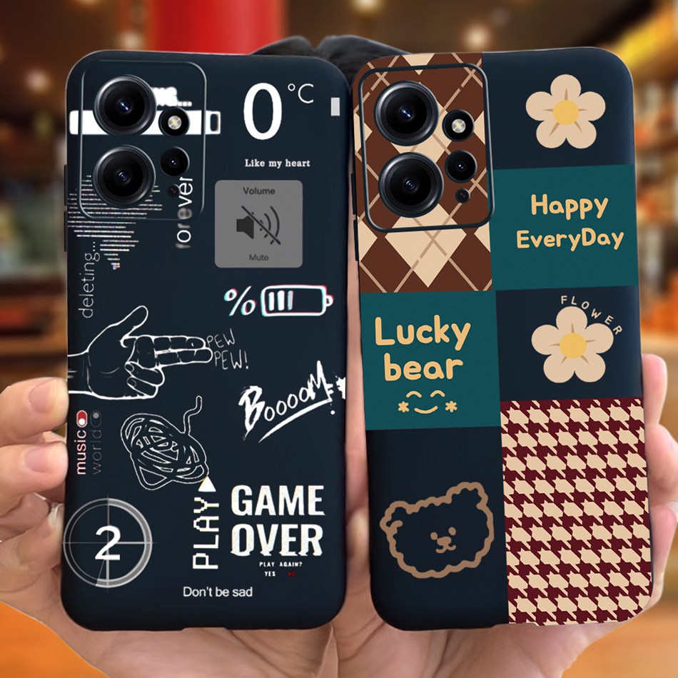 Ốp Điện Thoại TPU Dẻo Họa Tiết Hoạt Hình Dễ Thương Cho Xiaomi Redmi Note 12 4G
