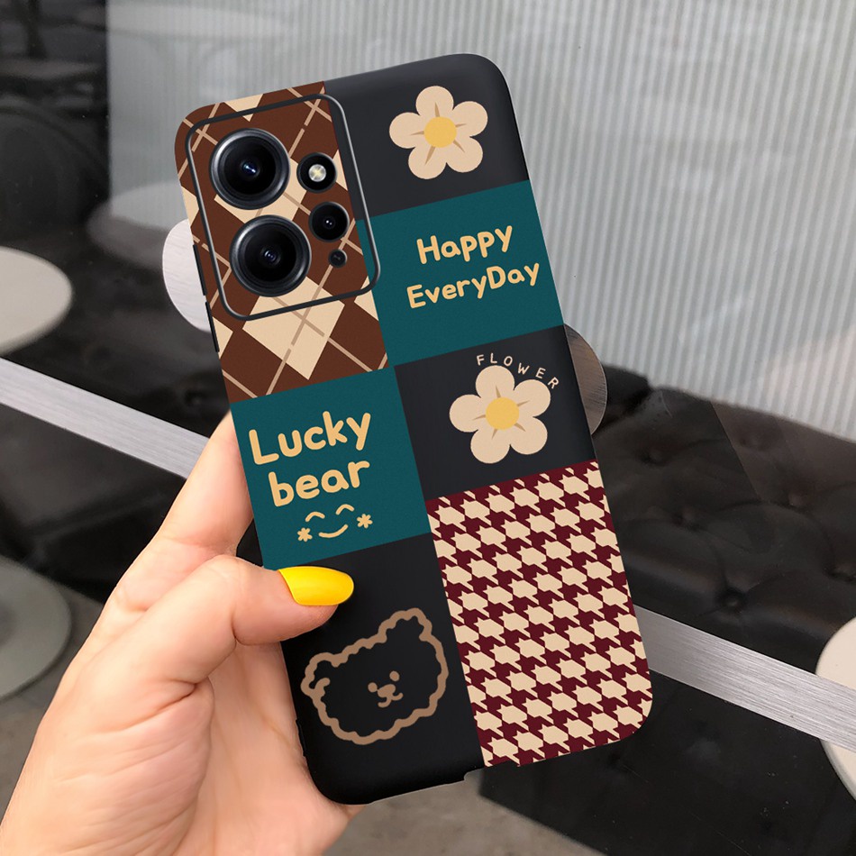 Ốp Điện Thoại TPU Dẻo Họa Tiết Hoạt Hình Dễ Thương Cho Xiaomi Redmi Note 12 4G
