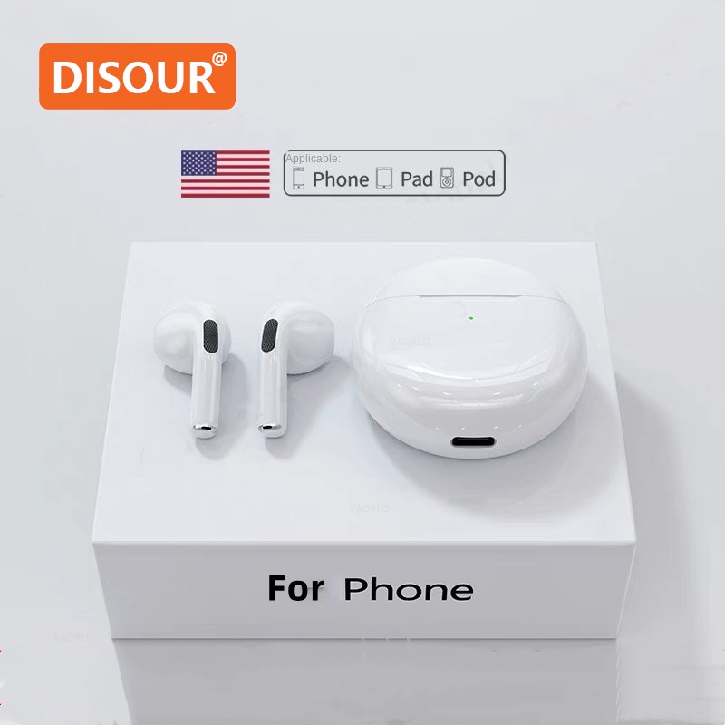 Tai Nghe Bluetooth Không Dây Cảm Ứng Thông Minh DISOUR Pro06 TWS Dành Cho Tất Cả Các Dòng Điện Thoại Thông Minh
