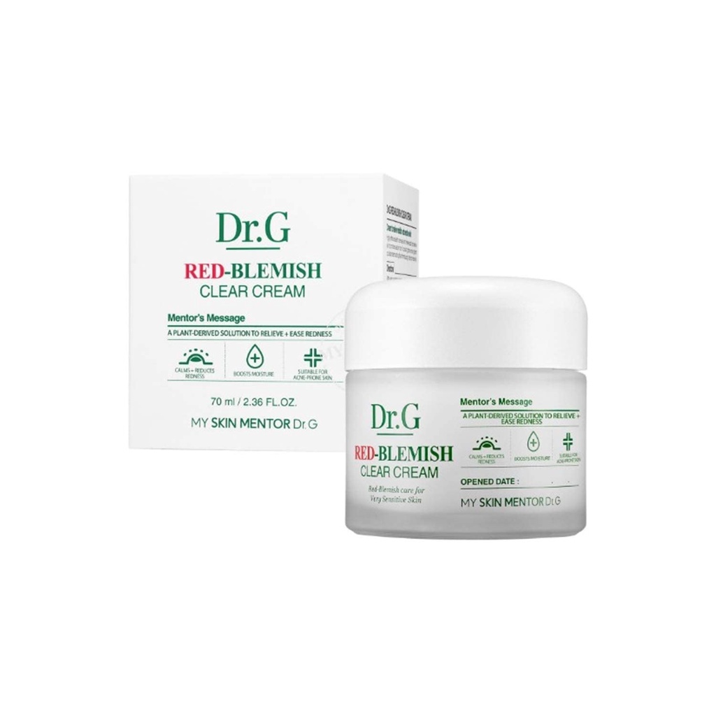 Kem Che Khuyết Điểm Dr G Red 70ml 5 cica Làm Sáng Da