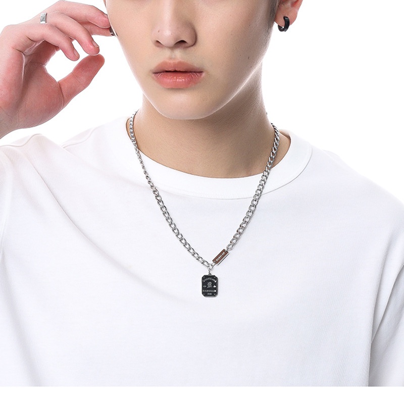 Vòng cổ Thép Titan Phong Cách Hip Hop Sang Trọng Cho Nữ