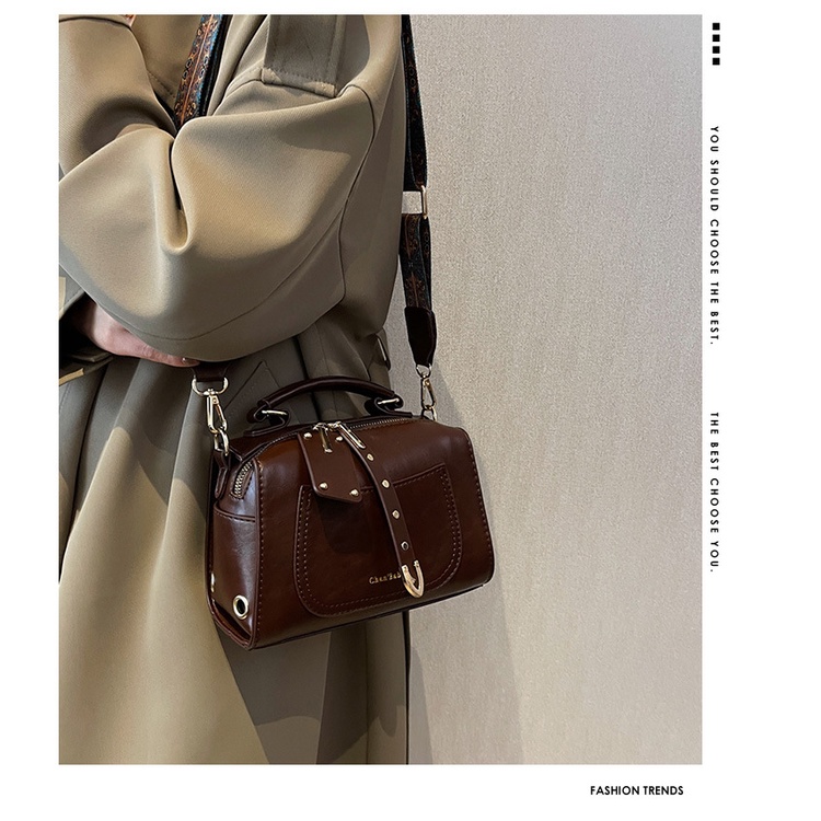 Túi Đeo Chéo Nhỏ Xinh Phong Cách Phương Tây Thời Trang 2023 Cho Bạn Gái