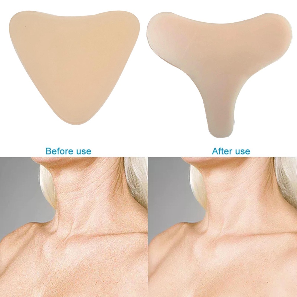 Miếng Dán Ngực Bằng Silicon Trong Suốt Chống Lão Hóa Chống Nếp Nhăn Có Thể Tái Sử Dụng W6N5