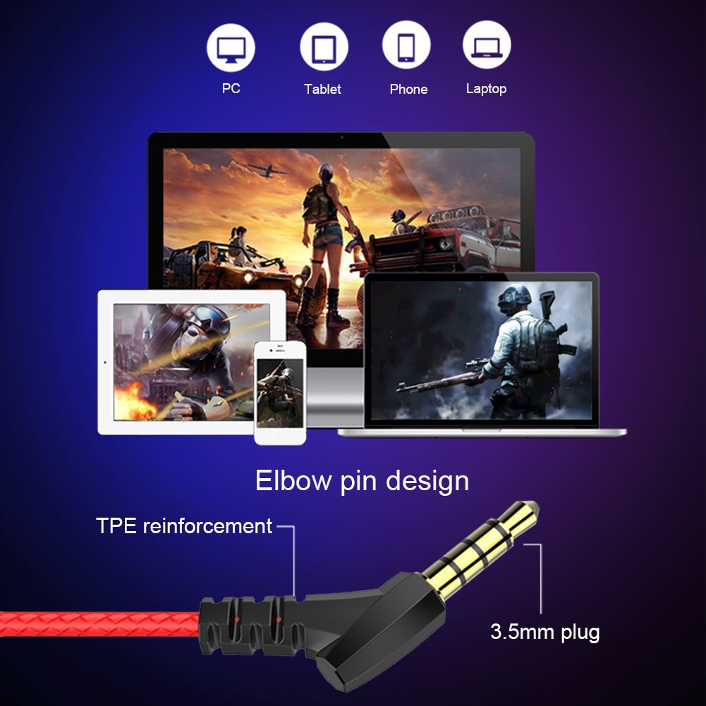 Tai Nghe Chơi Game Có Dây g21 Tai Nghe Có Dây Hai Màng Loa Trầm Thông Dụng Cho Điện Thoại Di Động / pc