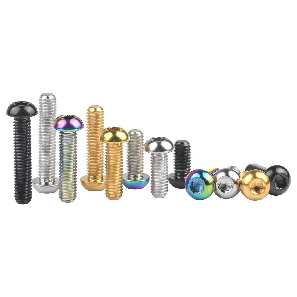 Bu lông lục giác WANYIFA bằng titan M6x12 / 15 / 16 / 20 / 25 / 30mm chuyên dụng thích hợp cho xe đạp