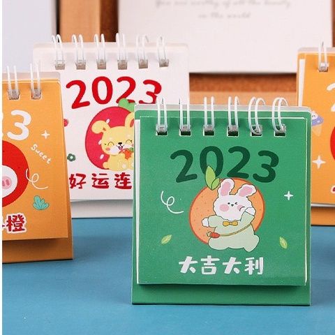 Lịch Để Bàn 2023 mini 2023 3.024 Họa Tiết Trái Cây Xinh Xắn