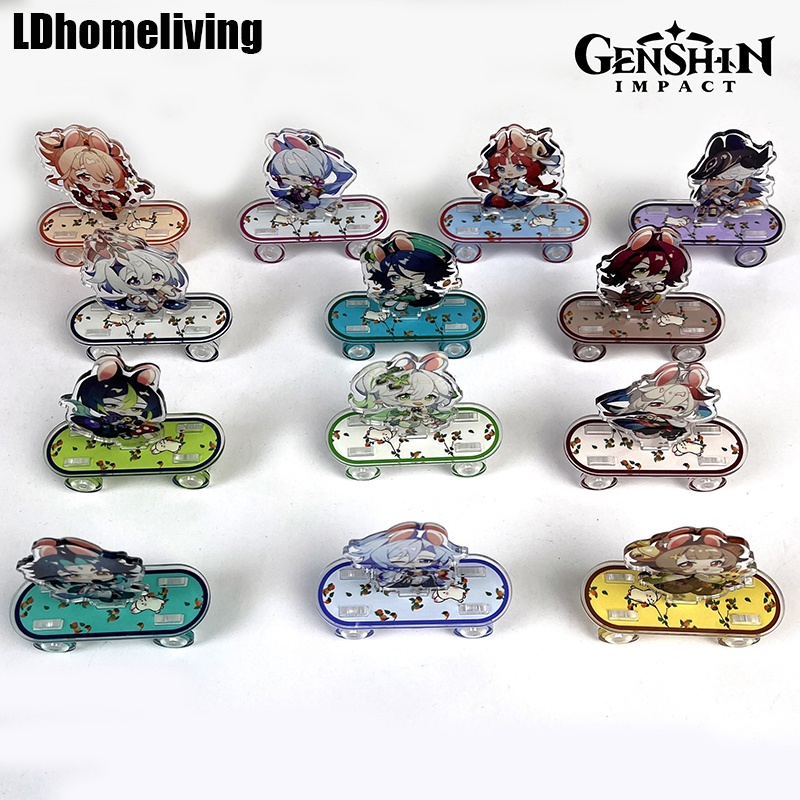 Đồ Chơi Ván Trượt Đứng Bằng Acrylic Nilou Yoimiya