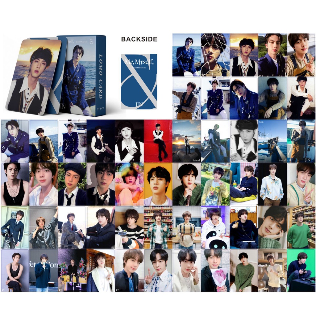 BTS JIN Sea of Island Photocard Lomo Card 55 chiếc / hộp
