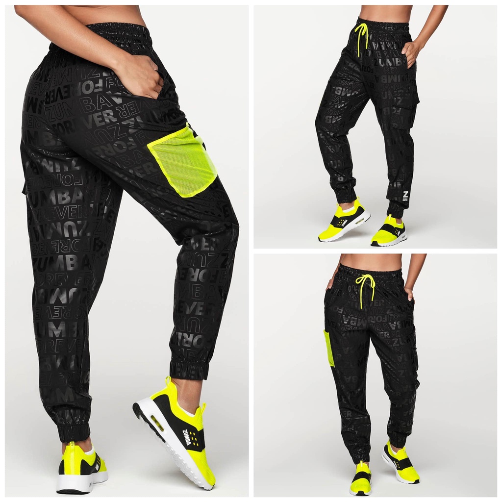 Hàng Có Sẵn Mới Quần Tập Thể Thao Lưng Cao Zumba Sunset Z1B0 0184