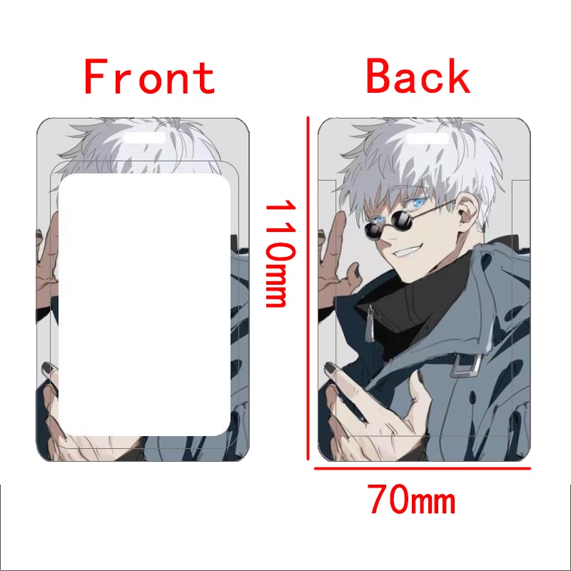 Set 6 Dây Đeo Thẻ ID / Thẻ ID Hình Anime Jujutsu Kaisen Phiên Bản Q