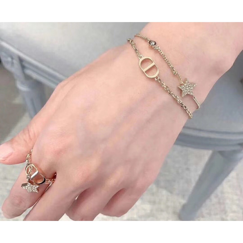 Vòng cổ Hai Lớp Mặt Hình Ngôi Sao D / l0rc.d