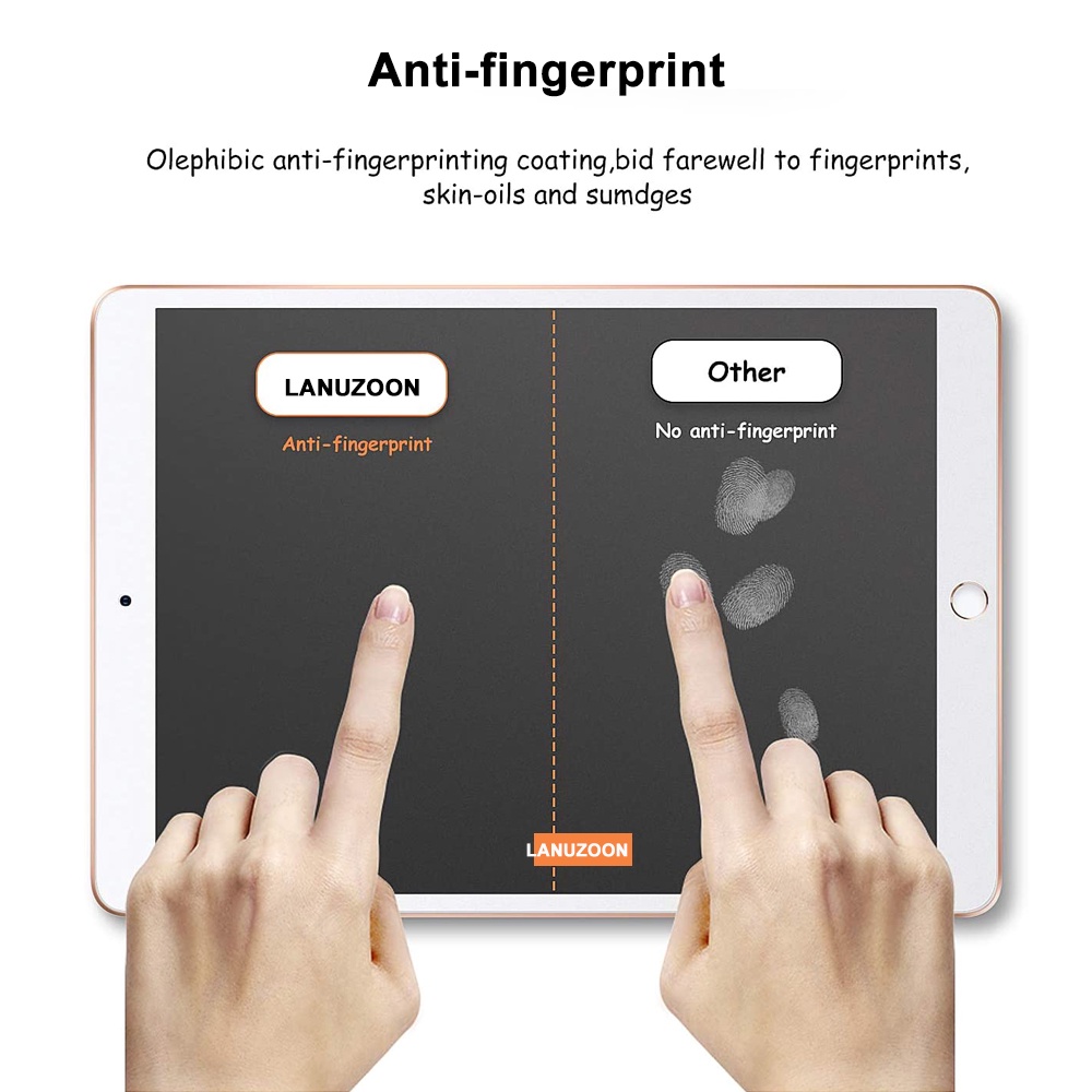 Bộ 2 Miếng Dán Bảo Vệ Màn Hình Bằng Giấy Nhám Cho iPad Air 4 5 Pro 11 Mini 6 10.9 10.2 10th 9th 6th