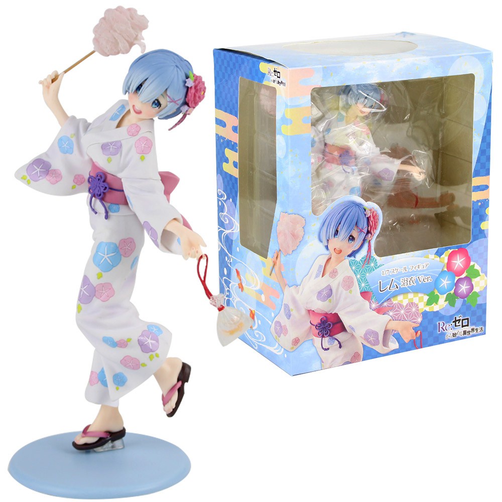 Mô Hình Đồ Chơi Nhân Vật Re: Life In Different World From Zero Mặc Kimono Bằng PVC 26cm