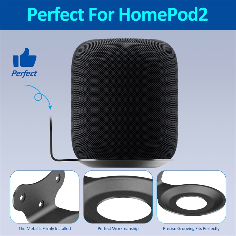 Giá Đỡ Nhôm Gắn Tường Chống Trầy Cho Loa Thông Minh Apple HomePod 2
