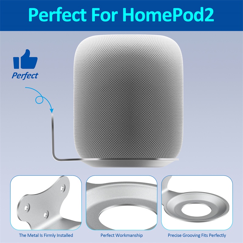 Giá Đỡ Nhôm Gắn Tường Chống Trầy Cho Loa Thông Minh Apple HomePod 2