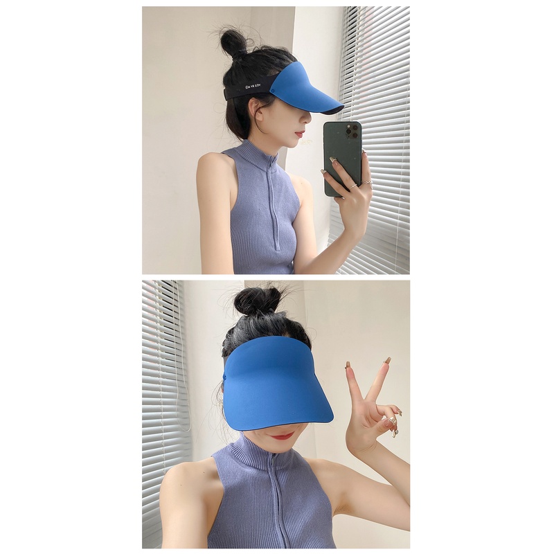Mũ Lưỡi Trai Thể Thao Chống Nắng Thiết Kế Đục Lỗ Đơn Giản Trọng Lượng Nhẹ Phong Cách Hàn Quốc
