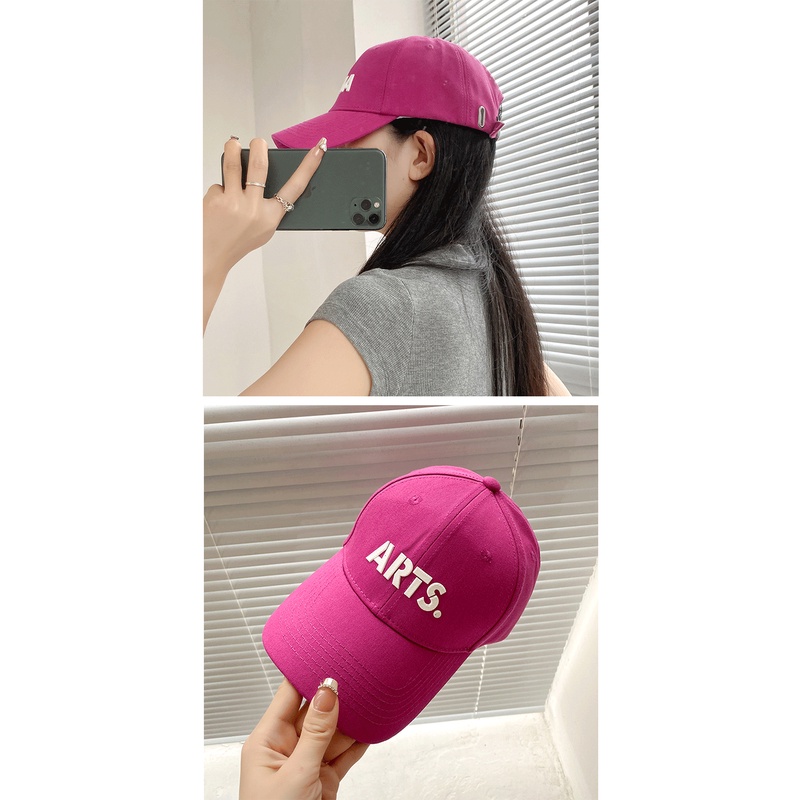 Hàng Mới Về Mũ Lưỡi Trai Chống Nắng Mềm Mại Màu Hồng Phong Cách Hàn Quốc Dễ Phối Đồ Dành Cho Nữ