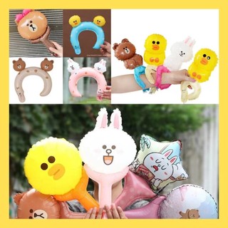 Line Friends Balloon Line Friends Băng đô / Bóng bay cầm tay / Bóng bay cổ tay Hàn Quốc Dây bóng bay phổ biến nhất Bóng bay chủ đề Bóng bay dự tiệc Trang trí tiệc sinh nhật cho trẻ em
