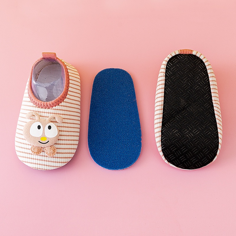 Giày Chống Trượt Thoáng Khí In Họa Tiết Hoạt Hình Khủng Long / Thỏ Dễ Thương Cho Bé Tập Đi 6 Tháng - 2.5 Tuổi