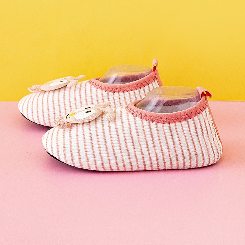 Giày Chống Trượt Thoáng Khí In Họa Tiết Hoạt Hình Khủng Long / Thỏ Dễ Thương Cho Bé Tập Đi 6 Tháng - 2.5 Tuổi