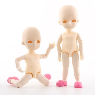 Búp bê đồ chơi 16cm không trang điểm có khớp nối