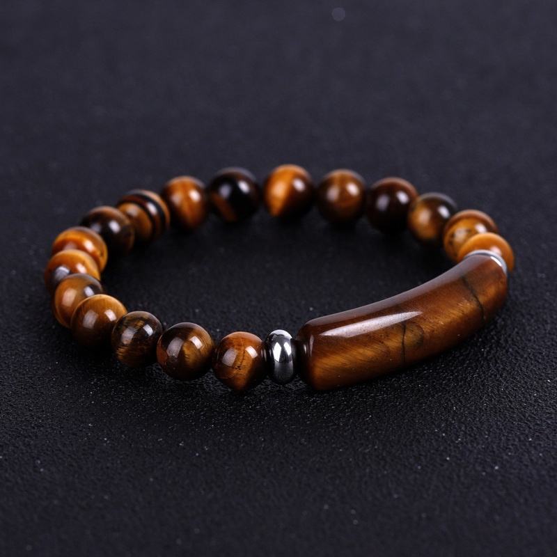Vòng Tay Chuỗi Hạt Đá Mã Não Tự Nhiên 8MM