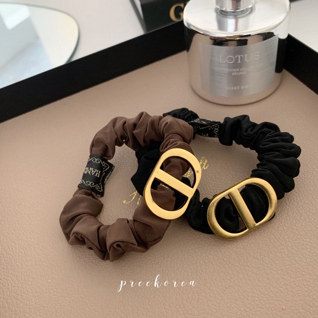 1 Dây Cột Tóc Tròn In Chữ c Phong Cách Hàn Quốc Thời Trang Cho Nữ