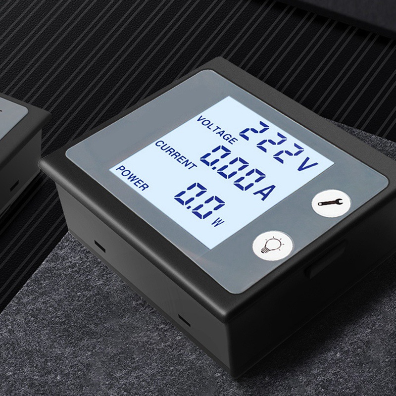 Thiết Bị Đo Công Suất Điện AC 80-260V 100A 110V 220V Có Màn Hình LCD