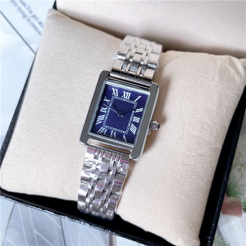 Đồng Hồ Đeo Tay Thời Trang Dây Thép 27mm Dành Cho Nữ