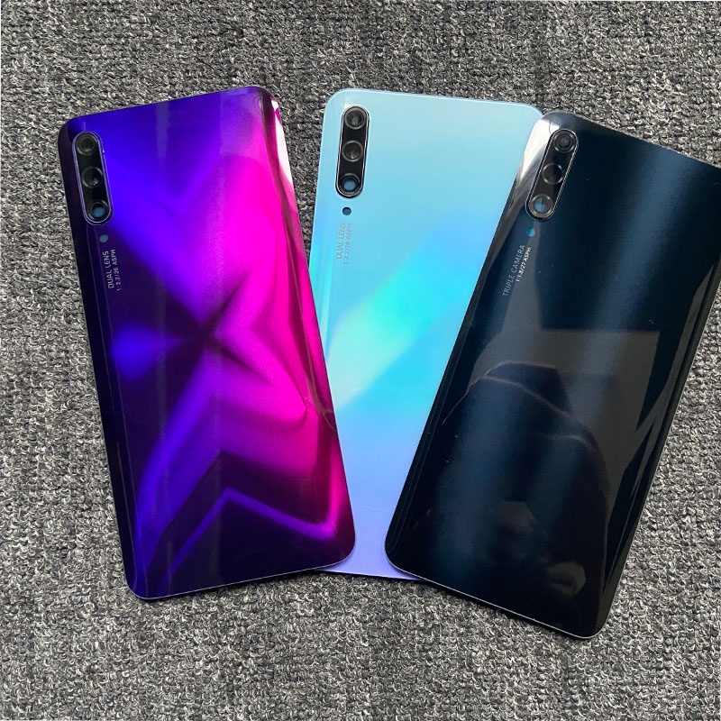 Dành Cho Huawei Y9S Pin Mặt Sau Vỏ Kính Cửa Sau Có Ống Kính Máy Ảnh Dính P Smart Pro 2019 STK-L21 LX