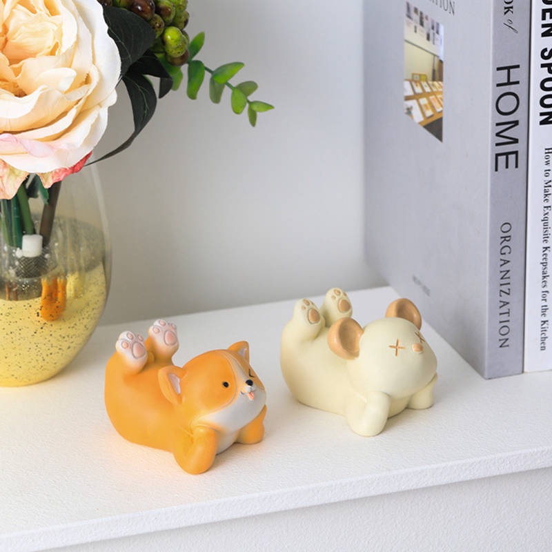 Giá Đỡ Điện Thoại Di Động Hình Gấu Trúc Dễ Thương Bằng Nhựa Resin Để Bàn Trang Trí Văn Phòng