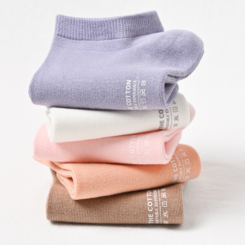 Vớ cotton Cổ Ngắn Thấm Hút Mồ Hôi Thoáng Khí Mới Mùa Hè Cho Nữ