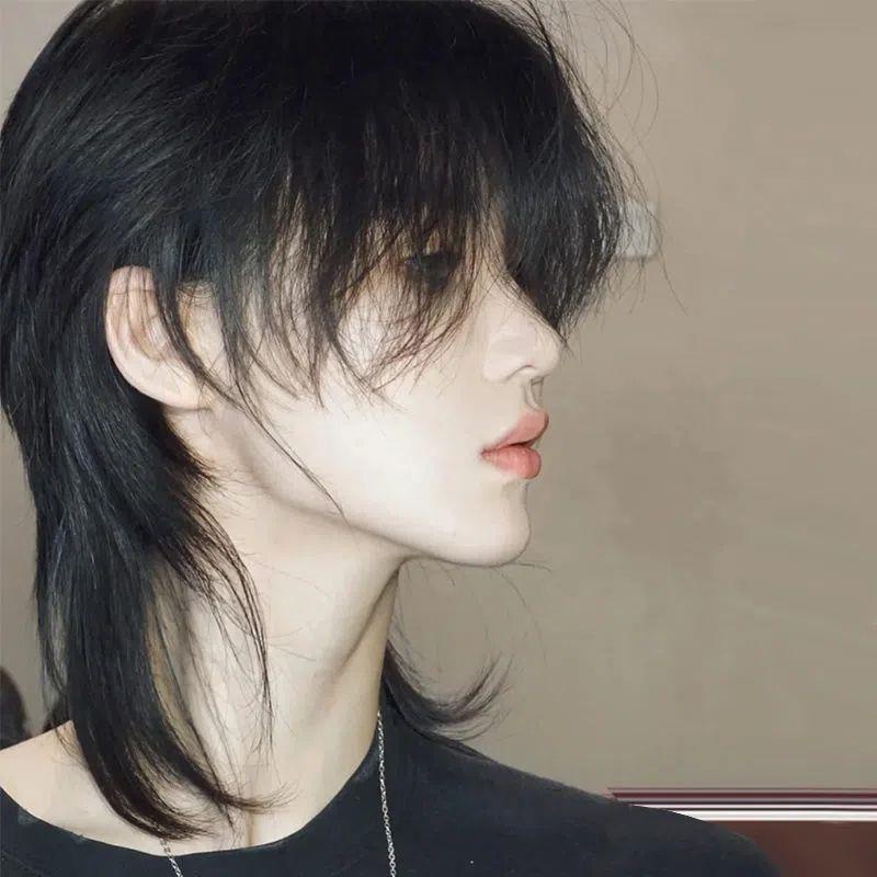 Tóc Giả Ngắn Hóa Trang Đầu Sói Kiểu Nhật Hàn Cá Tính Cho Nam