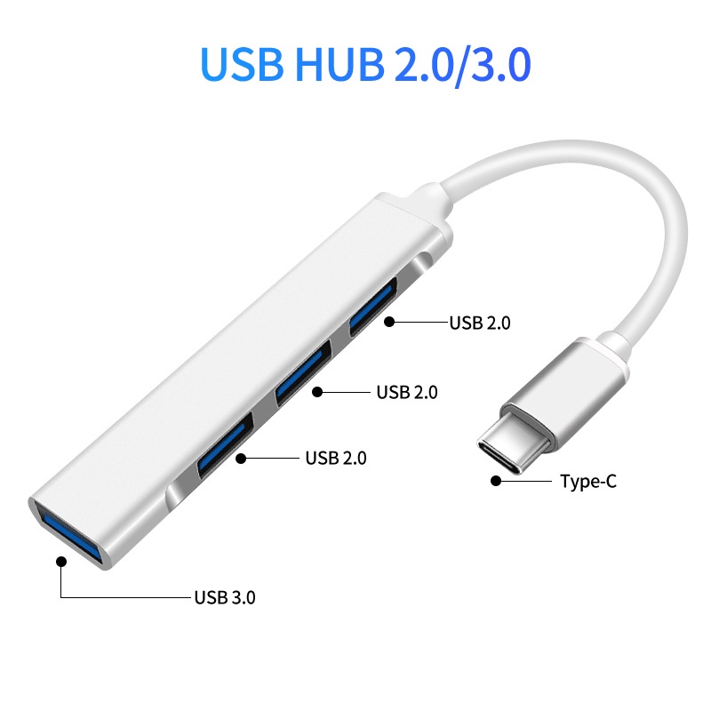 Bộ Hub Chia Cổng USB HdoorLink Type C 3.0 7 Trong 1 4K HDMI SD / TF 100W Cho M-acbook Pro Air PC Laptop