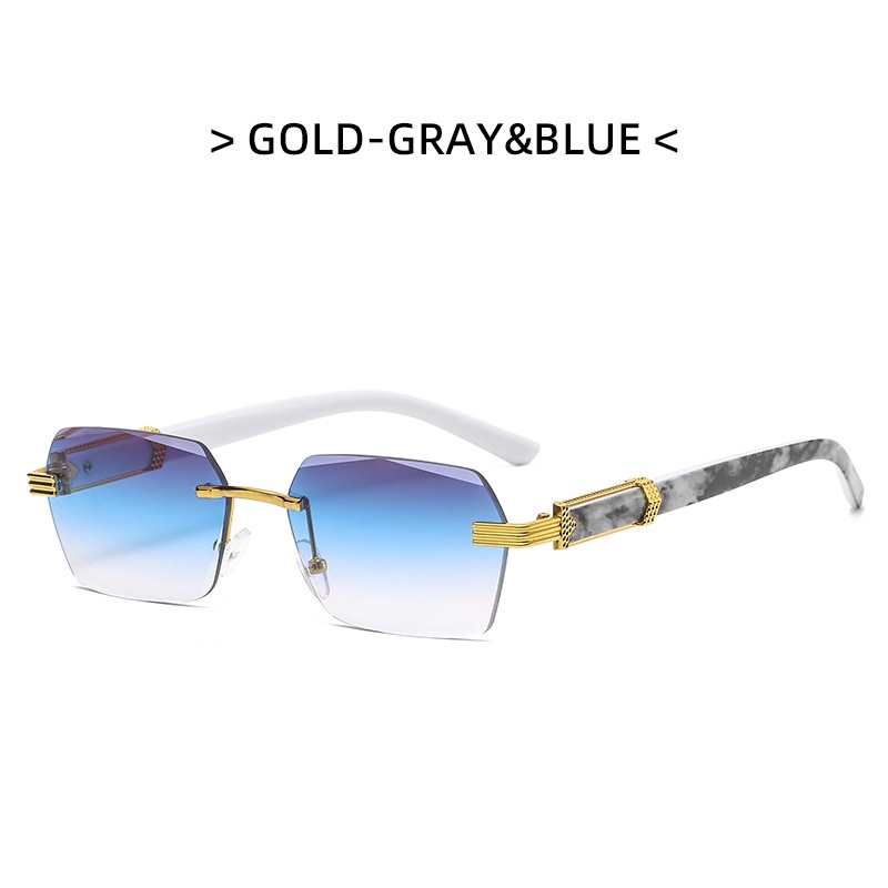 Kính Mát Thời Trang Nam Nữ Gọng Kim Loại Mới 2023 Màu Sắc