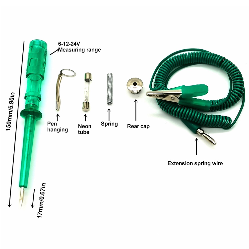 Bút Thử Điện Chất Lượng Cao DC 6V 12V 24V VOKTTA