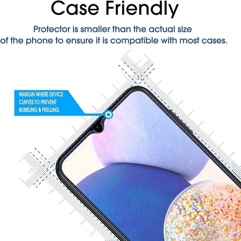 Kính Cường Lực 9H Bảo Vệ Toàn Màn Hình Cho Samsung Galaxy A14 A34 A54 5G A24 M14 M54 A34