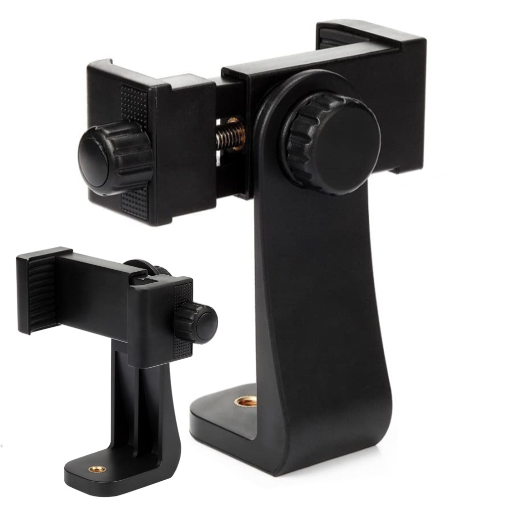 Giá Đỡ Điện Thoại Di Động Dạng Kẹp Xoay 360 Độ Với Ốc Vít 1 / 4 / Tripod Cho Samsung iphone