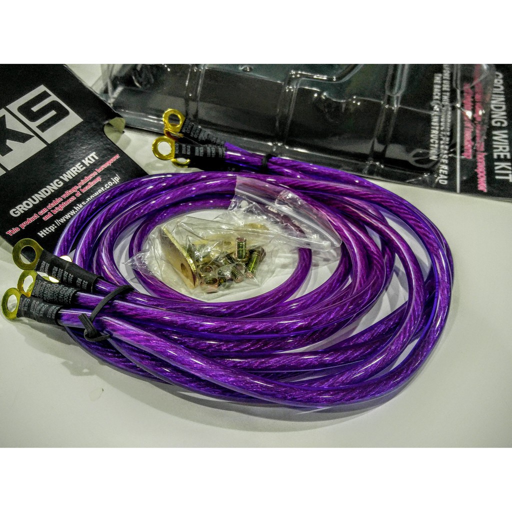 Dây Cáp Âm Đất Hệ Thống Đất 5 Điểm HKS Thông Dụng Cho Xe Hơi