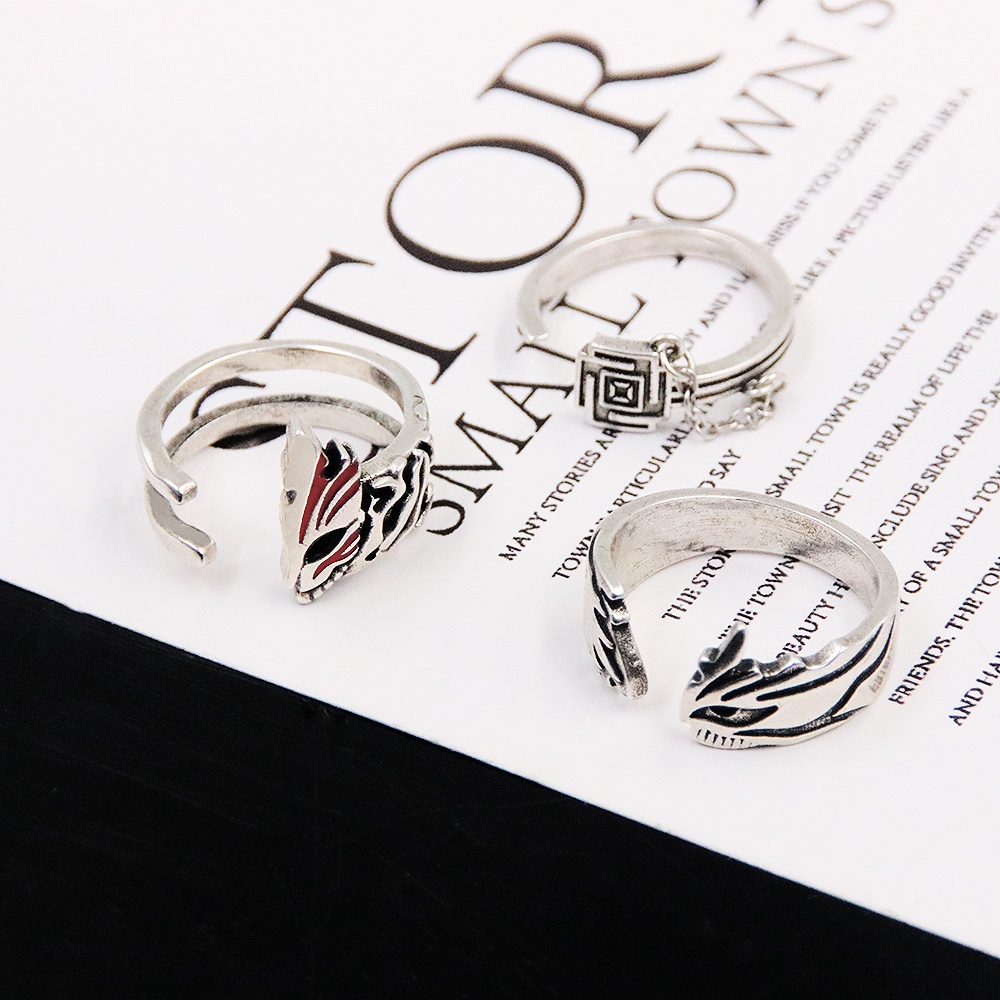 Nhẫn Hở Hóa Trang Nhân Vật Hitsugaya Toushirou Bằng Hợp Kim Có Thể Điều Chỉnh