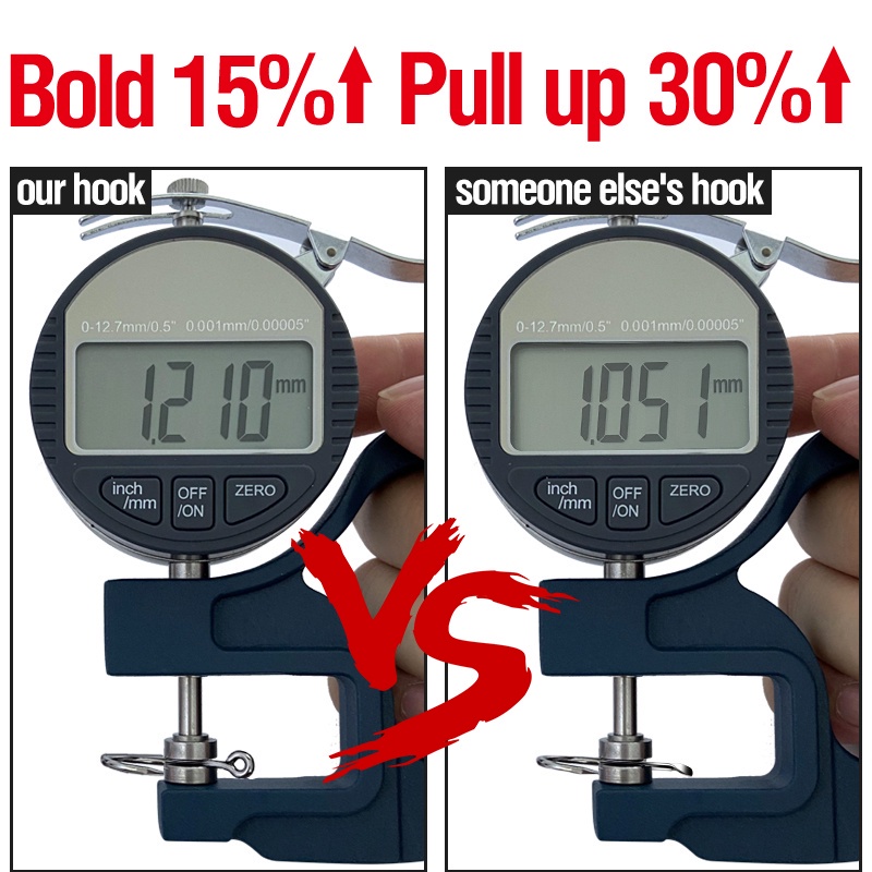 TOKUSHIMA Hộp 100 Lưỡi Câu Cá Bằng Thép Cacbon