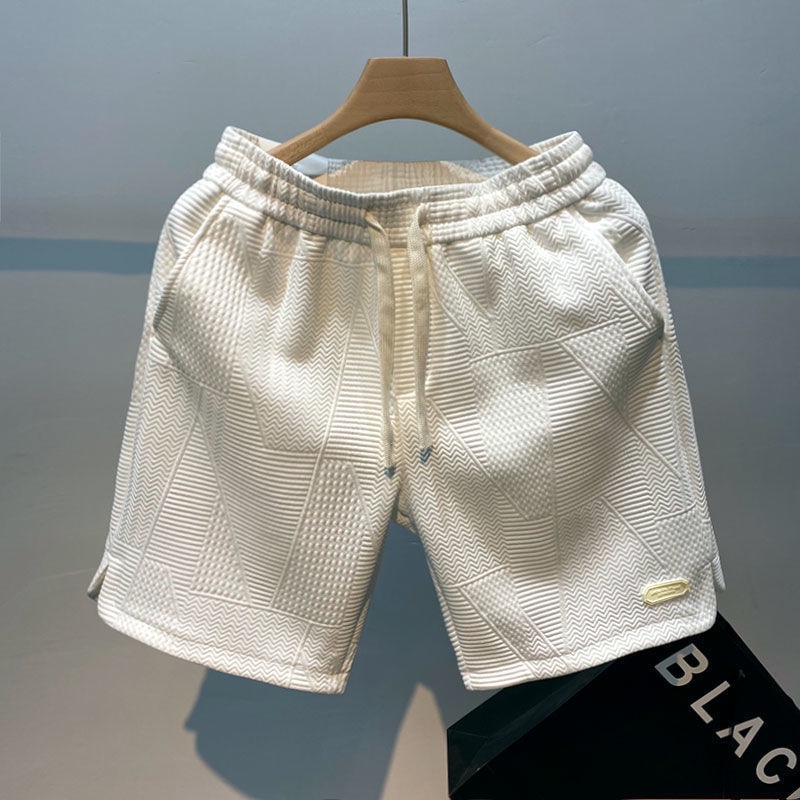 Quần Short Họa Tiết Lượn Sóng Thời Trang Mùa Hè Cho Nam