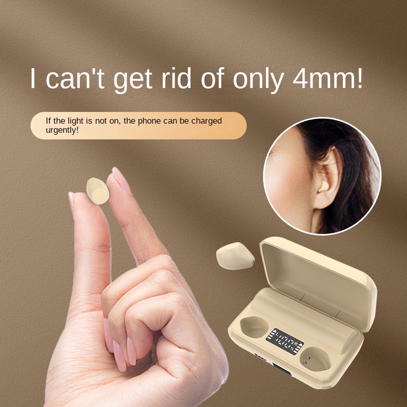 Tai Nghe Nhét Tai Bluetooth Tws Mini Vô Hình Dùng Khi Ngủ