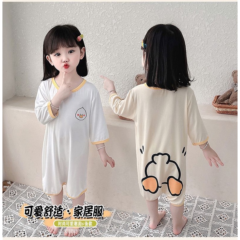 Đầm Ngủ Một Mảnh Mùa Hè 2023 Phong Cách Mới Cho Bé Gái