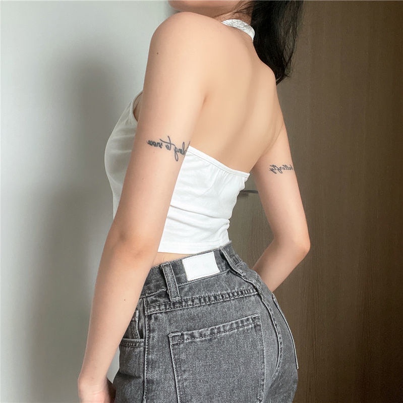 Áo Hai Dây Dáng Ngắn In Họa Tiết Thời Trang Quyến Rũ Cho Nữ