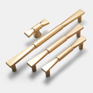 Tay Nắm Ngăn Kéo Tủ Bằng Kẽm Màu Vàng Đen