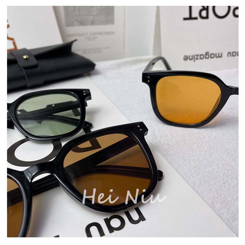 Kính Mát Gọng Đen / Nâu Phong Cách Hàn Quốc Thay Đổi Màu Sắc Dành Cho Nam