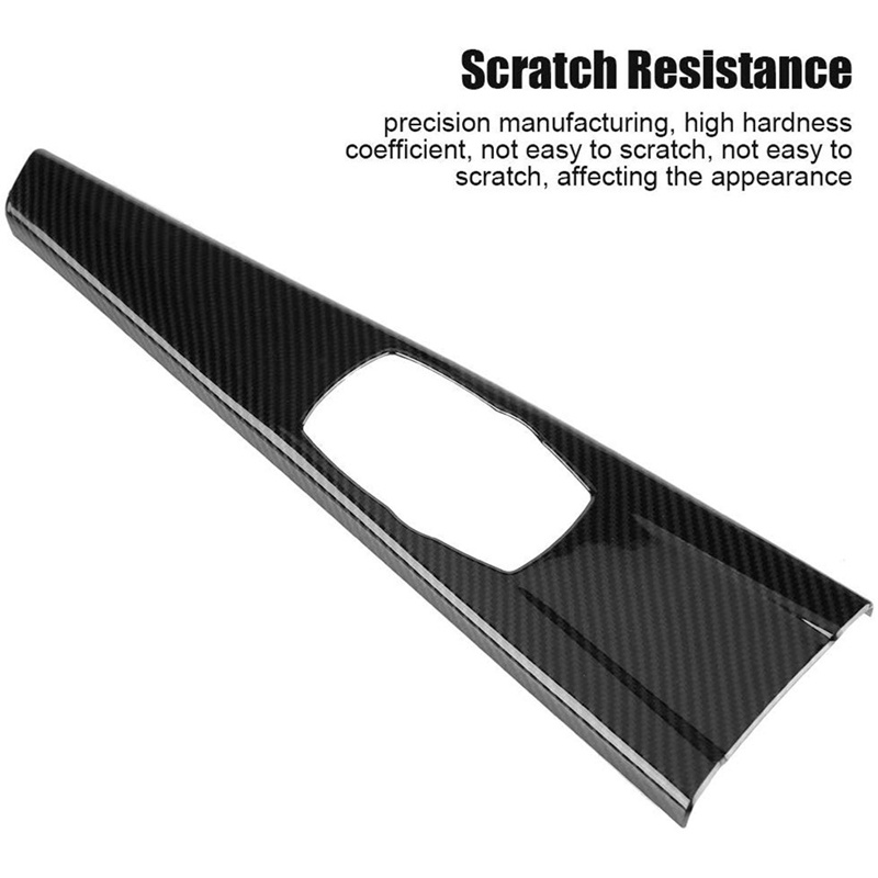 Miếng Dán Sợi Carbon Trang Trí Bảng Điều Khiển Đa Phương Tiện Cho BMW 3 Series F30 F34 4 Series F33 F36